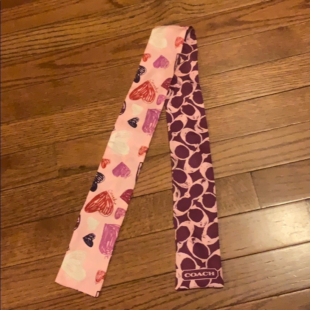 Coach Signature C Ponytail Scarf